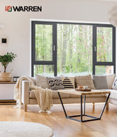 Warren 5 foot window top quality energy efficient low-E triple galzed thermal break tilt and turn window